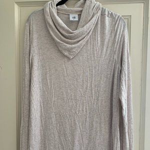 cabi thin cowl neck long sleeve top